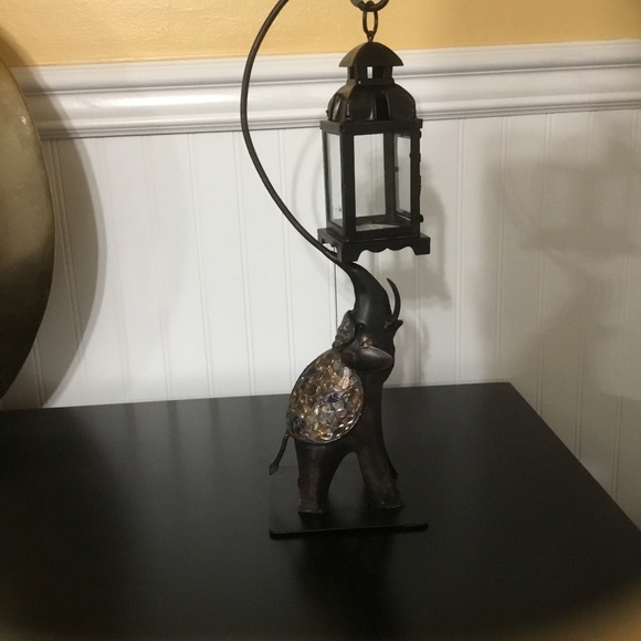 Pier 1 Other - Pier 1 Imports Metal Elephant Tea-light Lantern